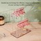 Double-Tier Acrylic Earring Holder – Miniature Clothing Hanger Design with Mirror-Finish, Holds 48 Pairs, Perfect for Home Vanity or Retail Display (Rose Gold)